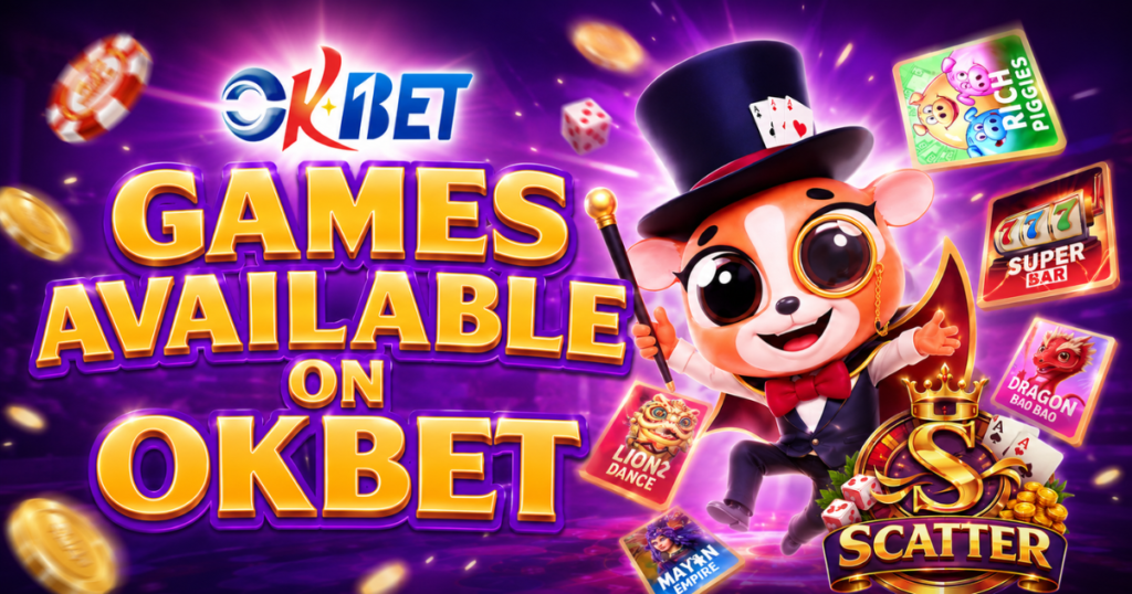 Games Available on OKBet