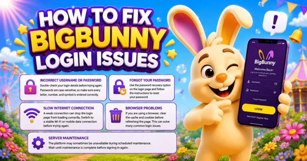 How to Fix BigBunny Login Issues